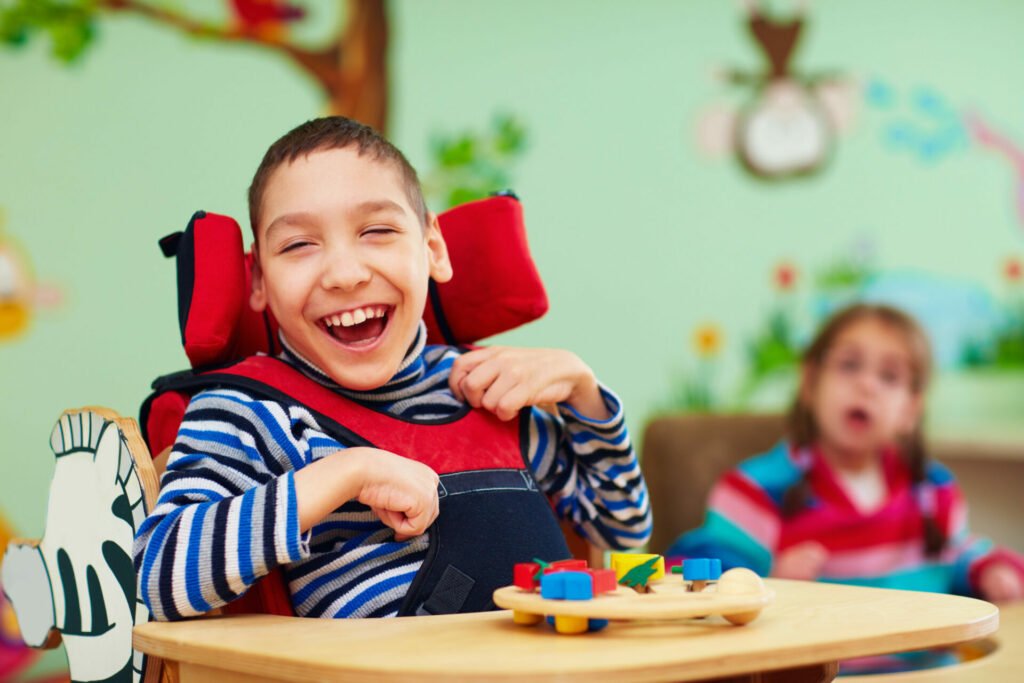 Family receiving autism guidance